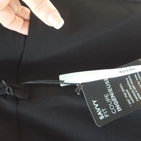 $40 Penningtons 22P Savvy Fit Straight Leg Black Trousers - Picture 4 of 9